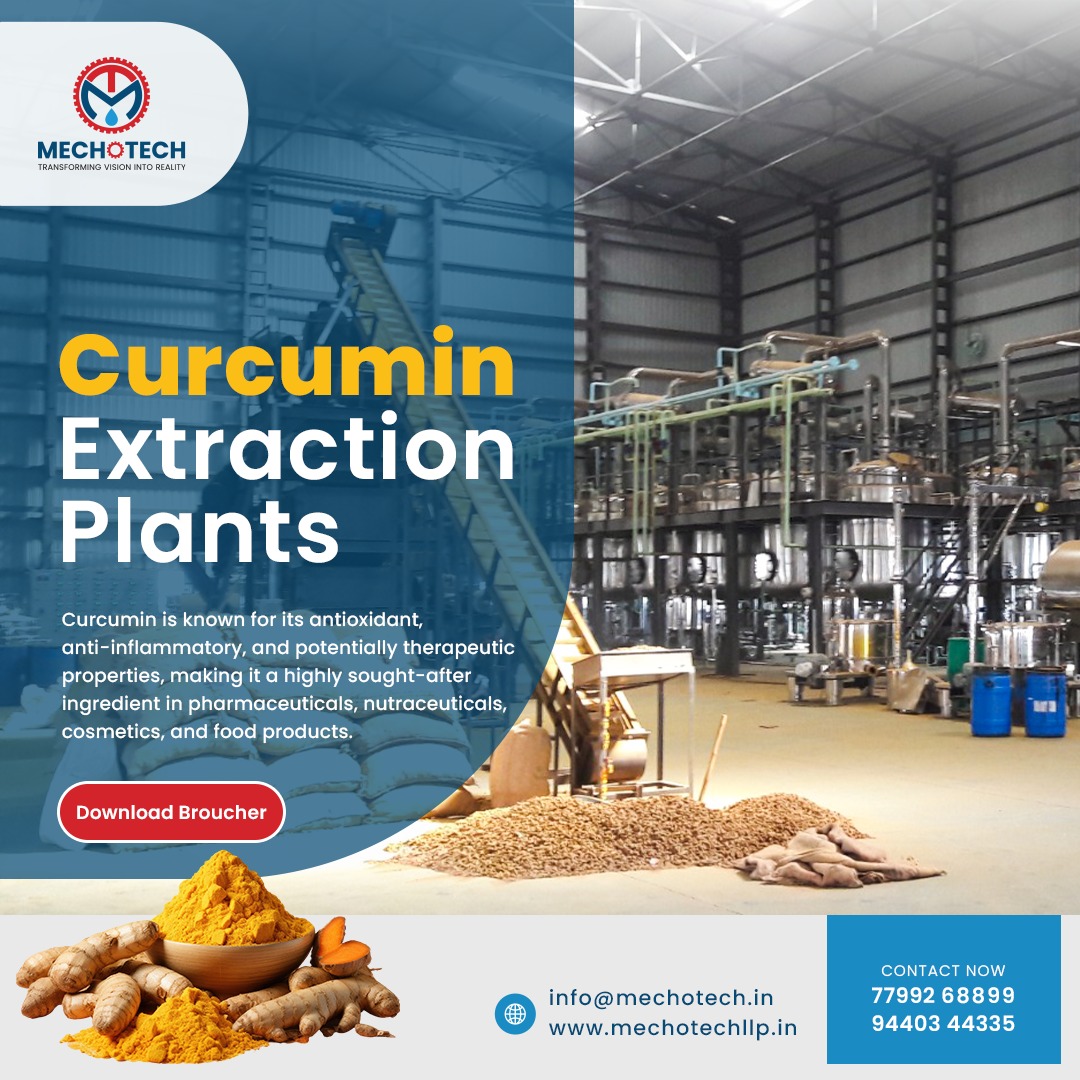 curcumin solvent extraction plant